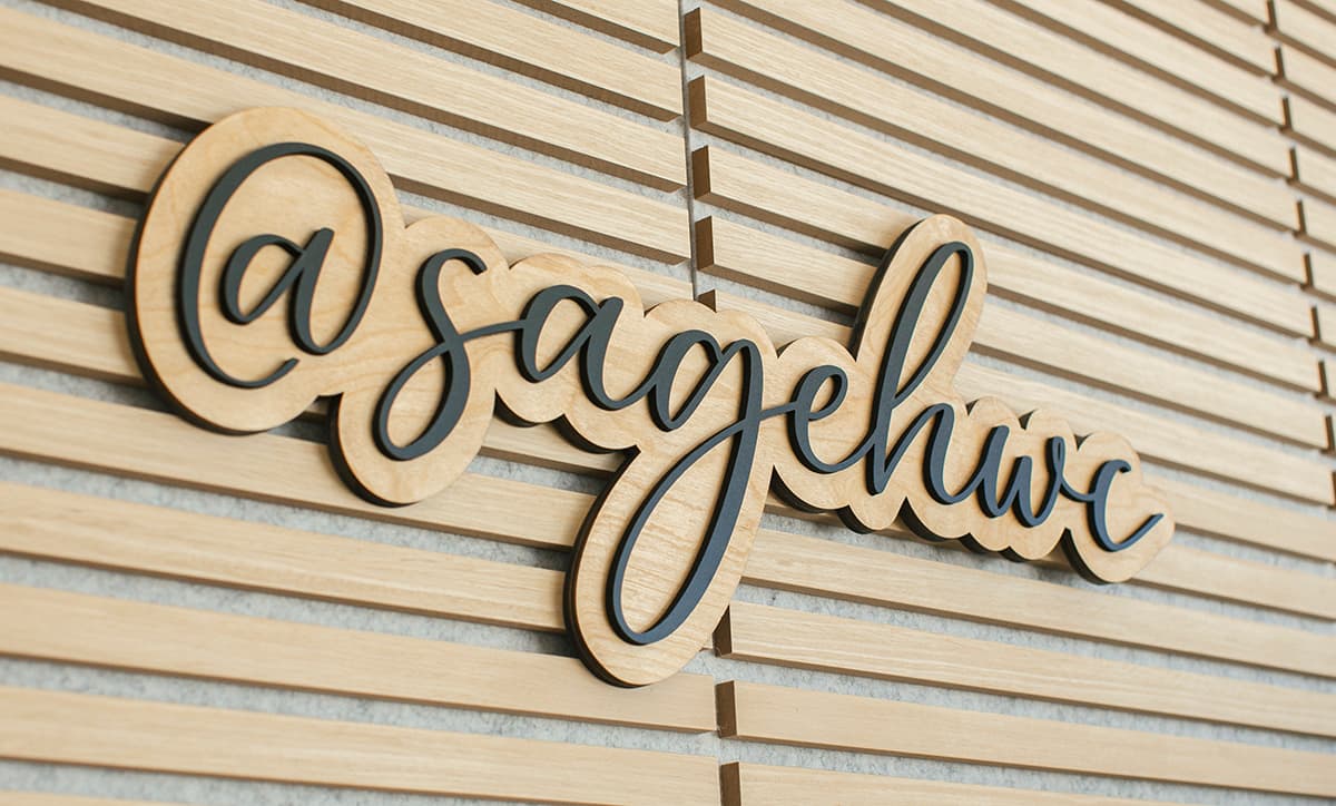 Sage Health & Wellness sign